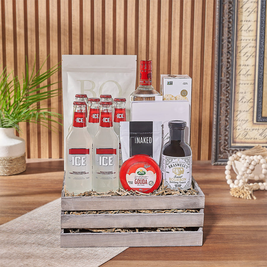 Elevate your party with our Chocolate & Cheese Celebration Gift Set, New Hampshire delivery