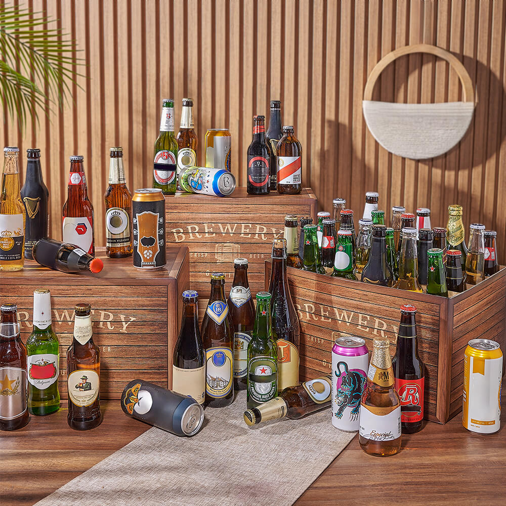Deluxe Beer Gift Box with Brewery 24-Pack – how the gift is presented