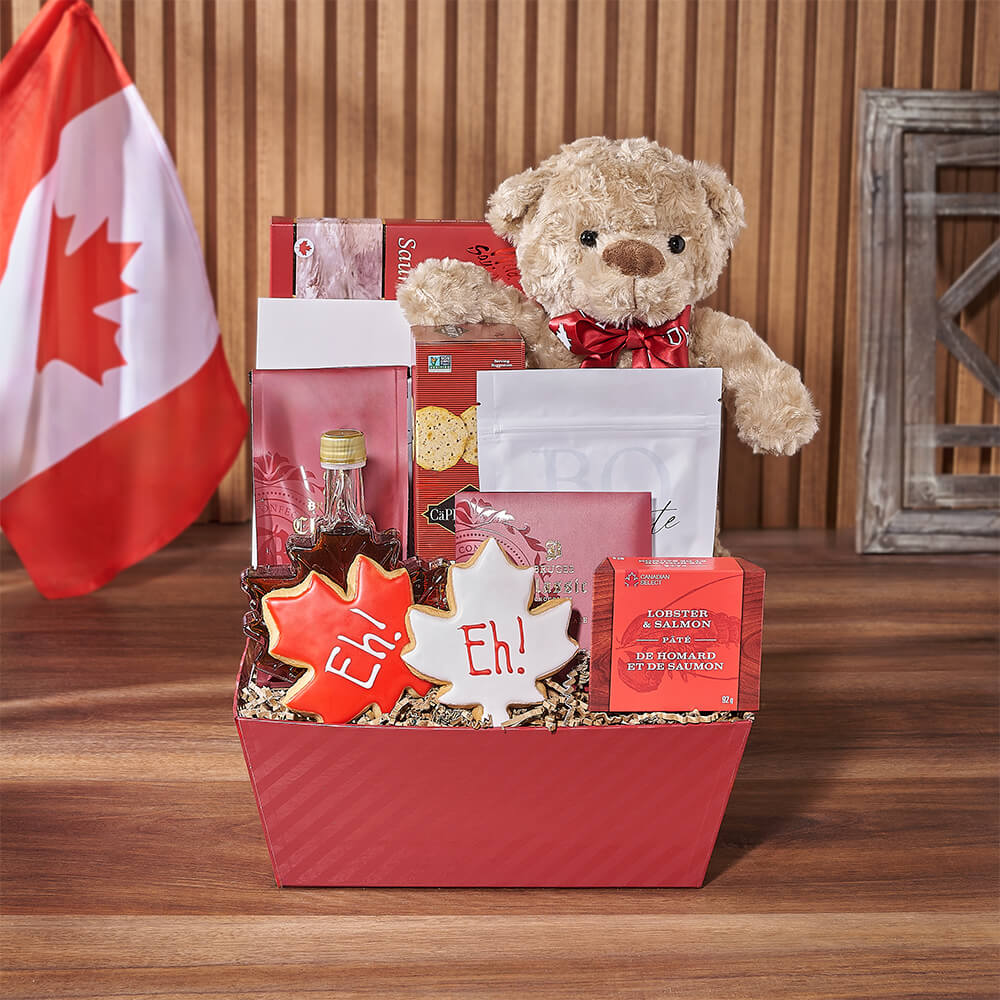 Smoked Salmon and Snack Tray – how the gift is presented