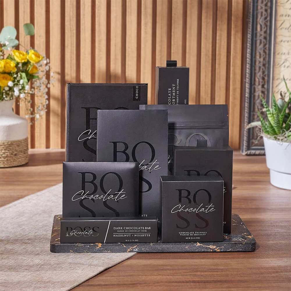 Gourmet Chocolate Gift Set – how the gift is presented