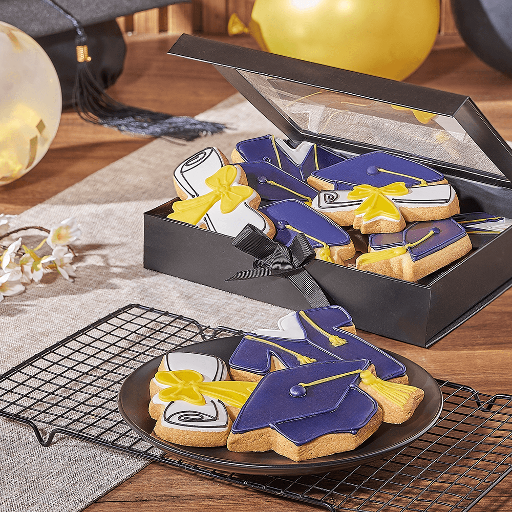 9-Piece Graduation Cookie Collection – how the gift is presented