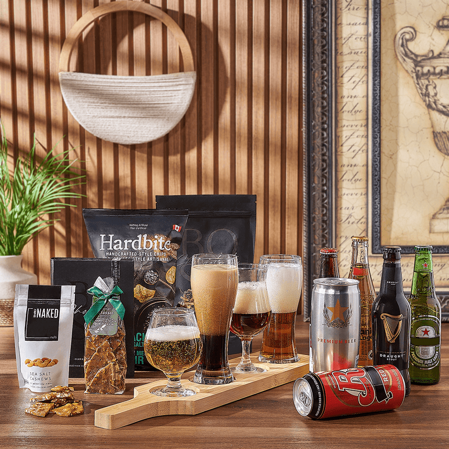 Sweet & Salty Beer Flight Sampler, beer gift, beer, chocolate gift, chocolate, New Hampshire delivery