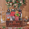 Ample Holiday Wine & Treats Basket, christmas gift, christmas, wine gift, wine, holiday gift, holiday, New Hampshire delivery