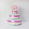 Baby Girl Diaper Cake Gift Set from New Hampshire Baskets - New Hampshire Delivery