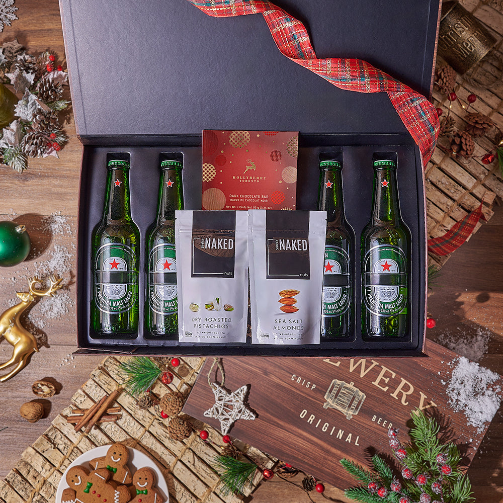 Beer &amp; Nuts Crate, beer gift, beer, christmas gift, christmas, nuts gift, nuts, New Hampshire delivery