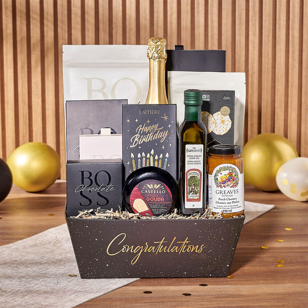 Birthday Party & Champagne Gift from New Hampshire Baskets - Champagne Gift Basket - New Hampshire Delivery