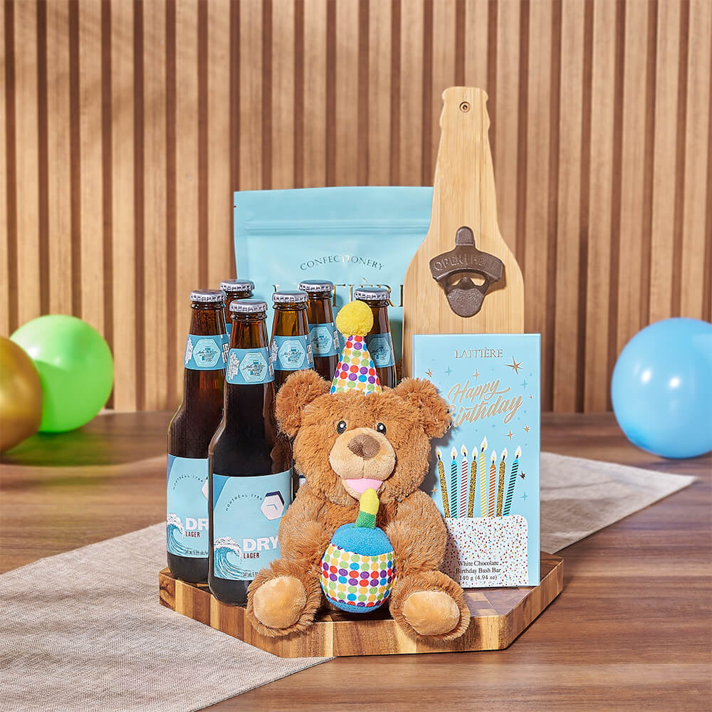 Birthday &amp; Beer Gift Board, birthday gift, birthday, beer gift, beer, chocolate gift, chocolate, New Hampshire delivery