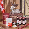 Canada Day Sweet Treat & Beer Gift, beer gift, beer, canada day gift, canada day, cookie gift, cookie, New Hampshire delivery