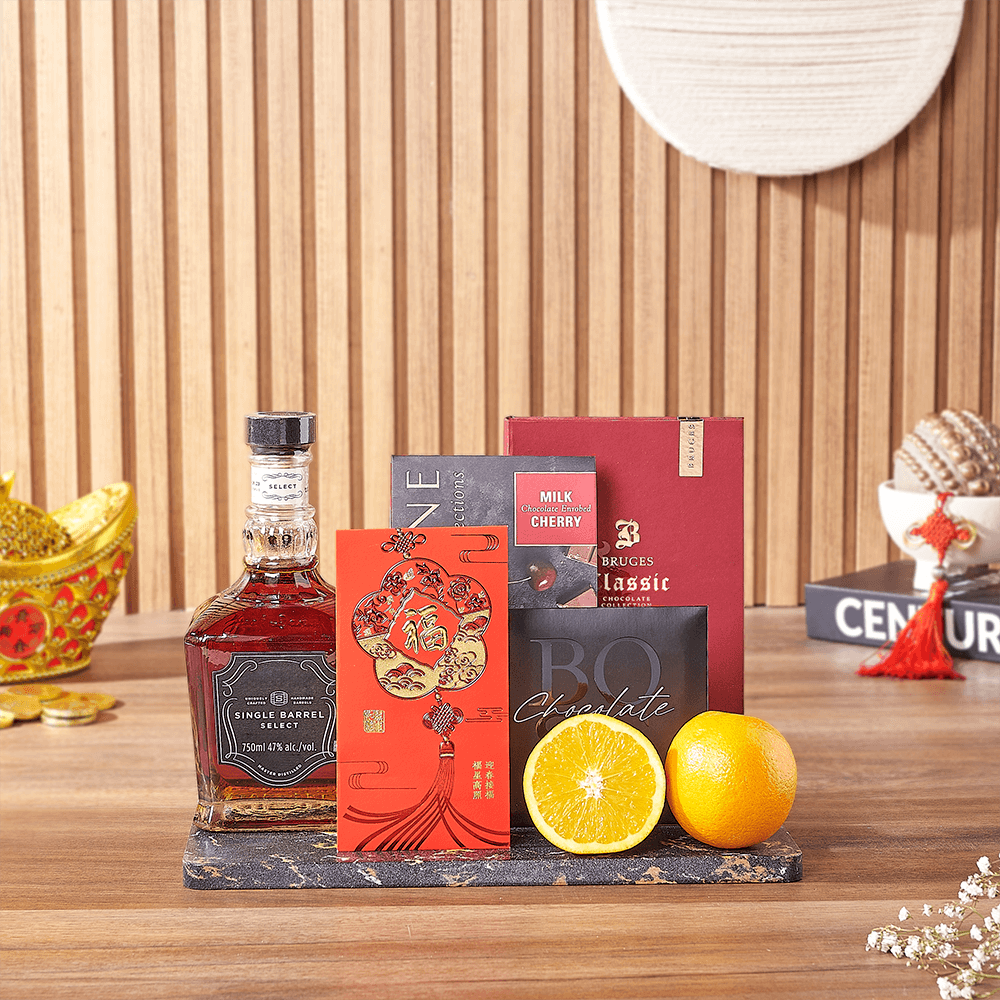 Chinese New Year Lucky Spirits Gift, chinese new year gift, chinese new year, lunar new year gift, lunar new year, liquor gift, liquor, New Hampshire delivery