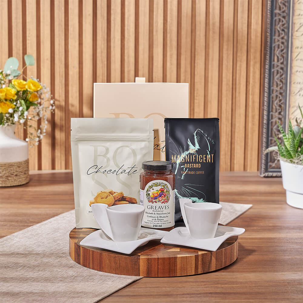 Coffee &amp; Chocolate Delight Gift Set, coffee gift, coffee, chocolate gift, chocolate, cookie gift, cookie, New Hampshire delivery