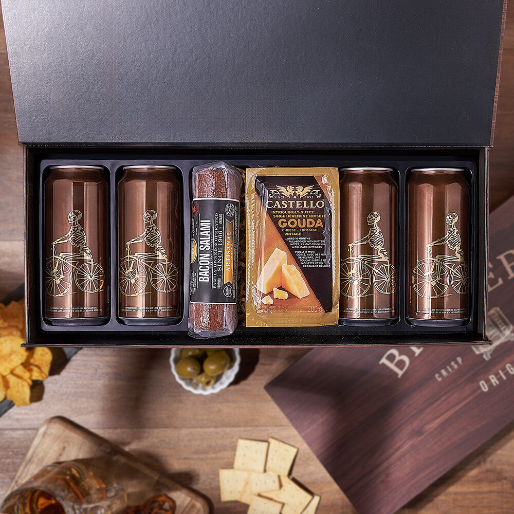 Craft Brew &amp; Charcuterie Gift Box, charcuterie gift, charcuterie, beer gift, beer, New Hampshire delivery