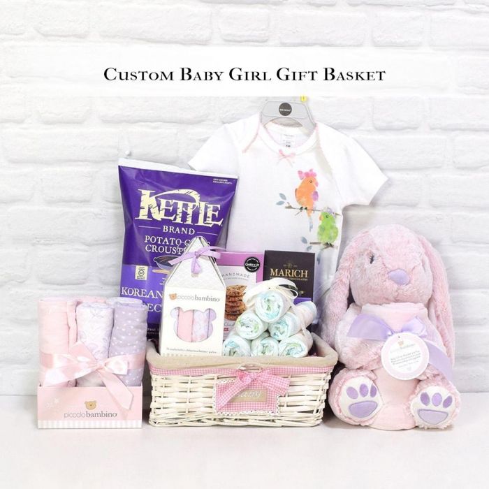 Custom Baby Girl Gift Basket from New Hampshire Baskets - New Hampshire Delivery