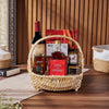 Deluxe Seafood Wine Gift Set from New Hampshire Baskets - Wine Gift Basket - New Hampshire Delivery