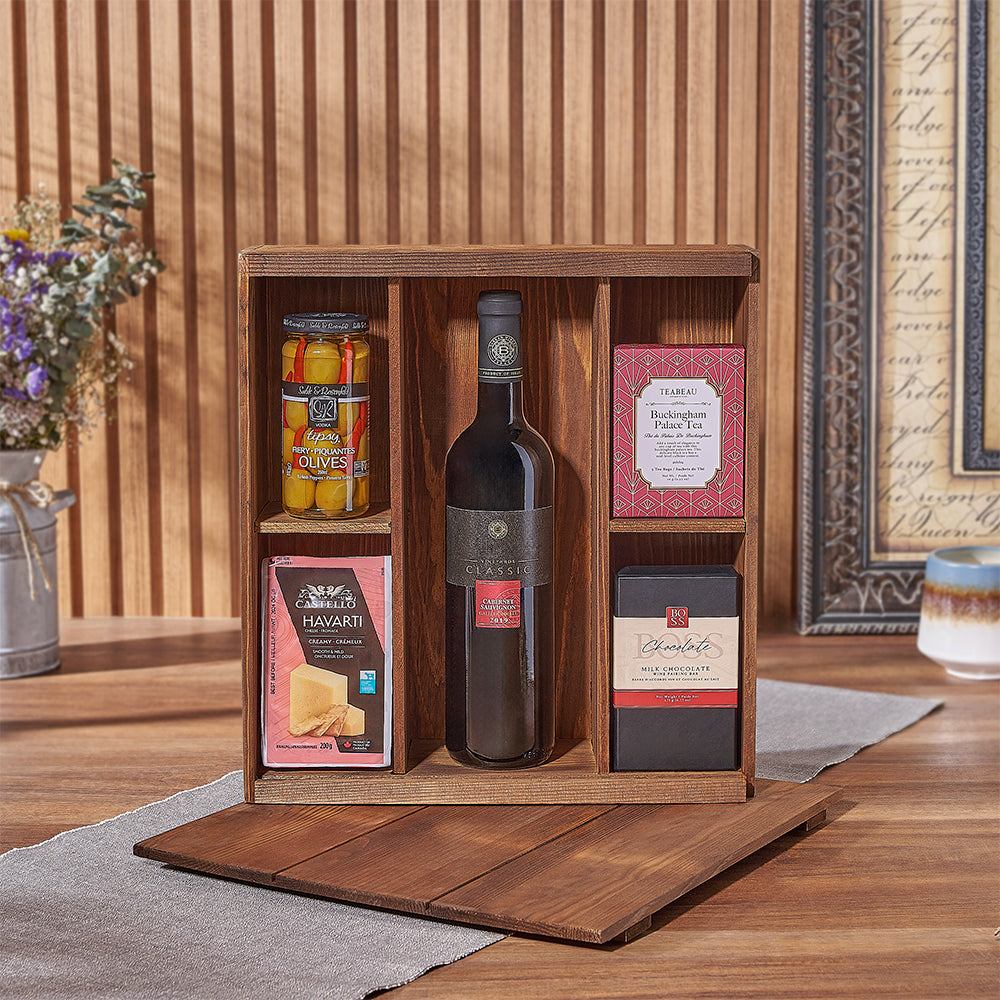 Deluxe Kosher Wine Box from New Hampshire Baskets - Wine Gift Set - New Hampshire Delivery