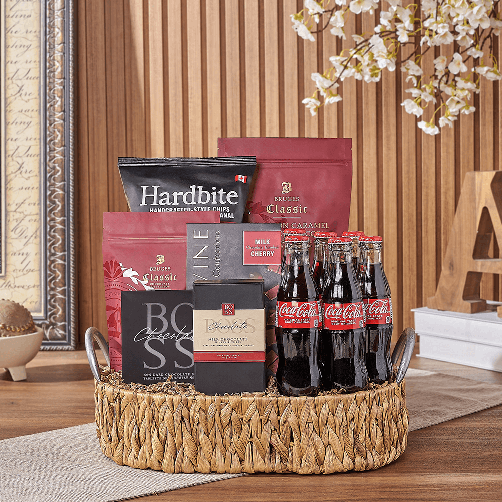 Halal Treat &amp; Soda Gift Tray, soda gift, soda, halal gift, halal, chocolate gift, chocolate