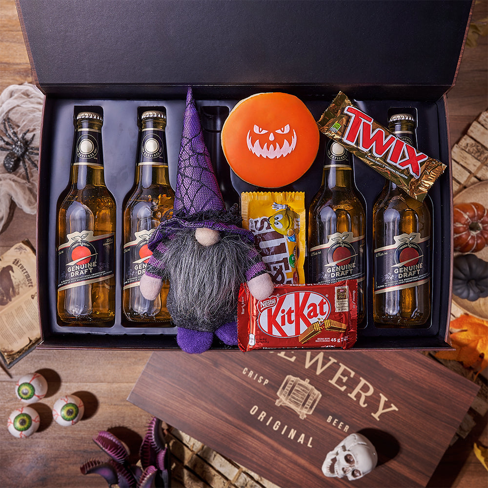 Halloween Candy &amp; Beer Gift, candy gift, candy, beer gift, beer, halloween gift, halloween, New Hampshire delivery