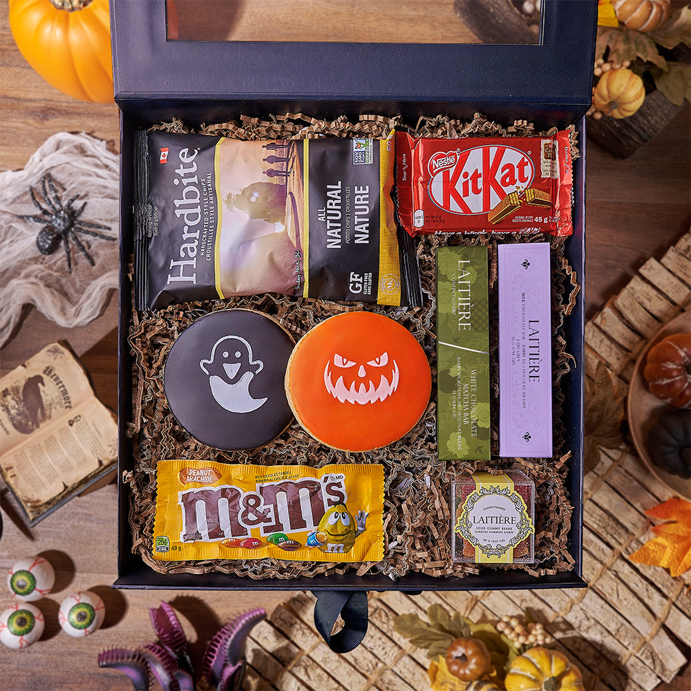 Halloween Decorative Cookies Gift Box – how the gift is presented