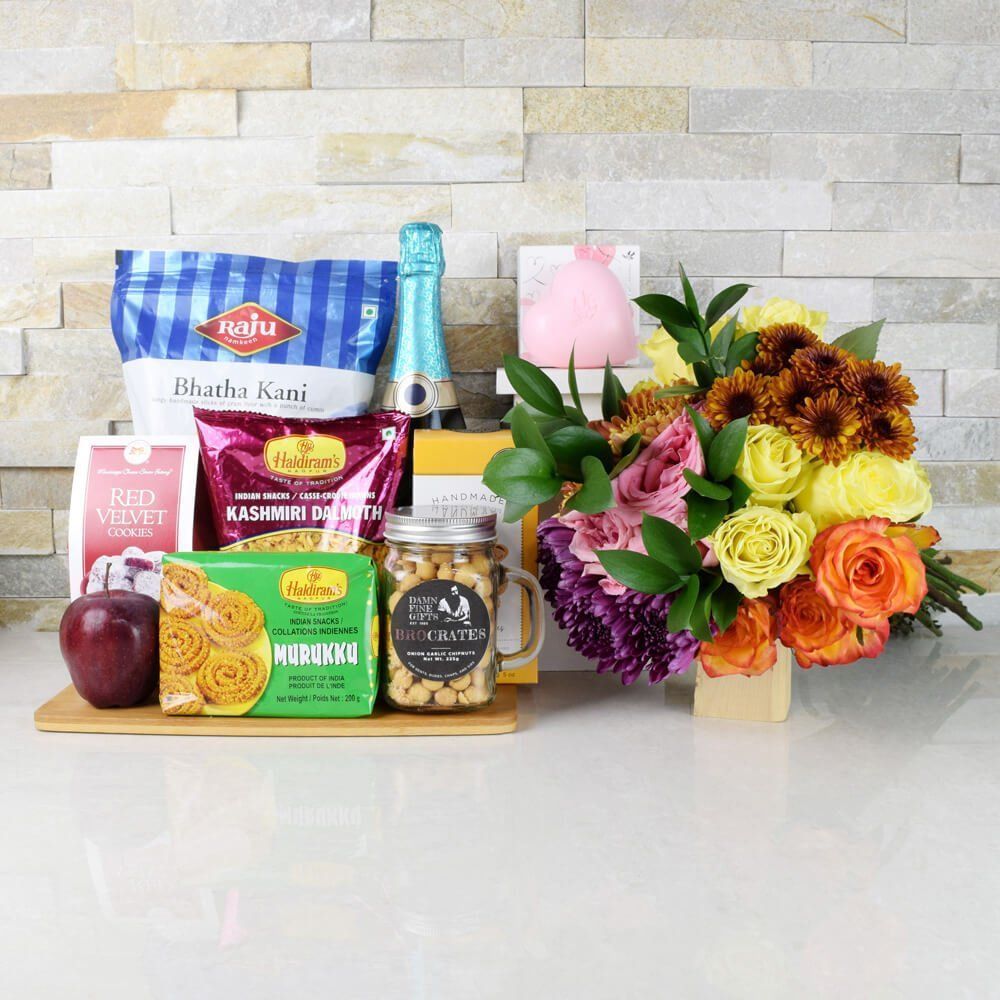 Have A Happy &amp; Bubbly Diwali Gift Set from New Hampshire Baskets - New Hampshire Delivery