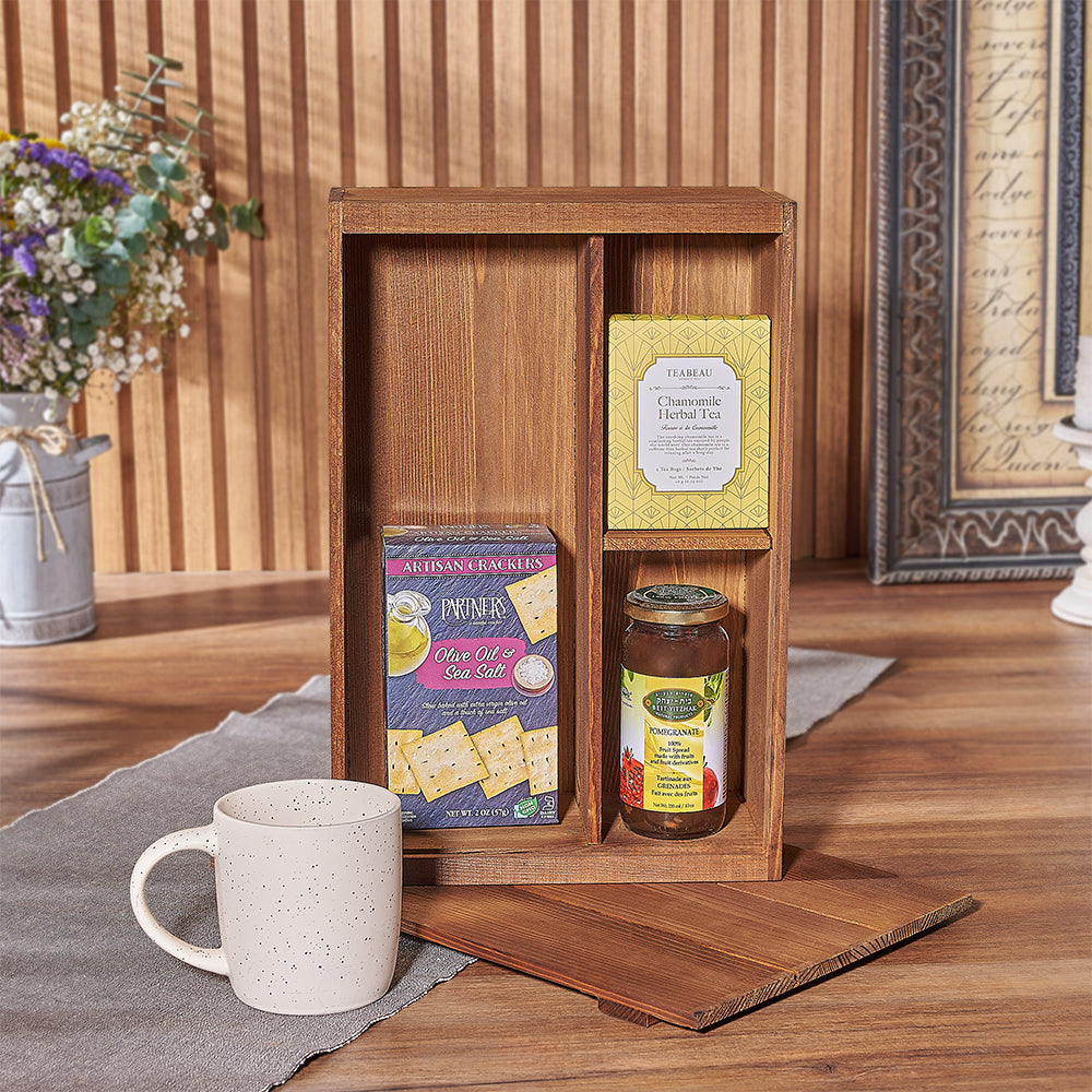 Kosher Teatime for One Gift Box from New Hampshire Baskets - Specialty Gift Set - New Hampshire Delivery