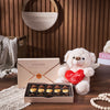 Luxury Truffle & Bear Gift Set, chocolate gift, chocolate, bear gift, bear, New Hampshire delivery