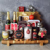 Opulent Christmas Champagne & Chocolate Gift Basket from New Hampshire Baskets - New Hampshire Delivery