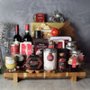 Opulent Christmas Wine & Chocolate Gift Basket from New Hampshire Baskets - New Hampshire Delivery