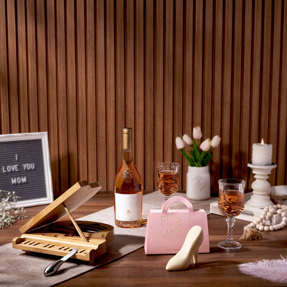 Palmerston Wine & Chocolate Basket For Mom, wine gift basket, wine, mothers day gift basket, mothers day, New Hampshire Delivery