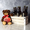 Parkdale Valentine’s Day Gift Crate from New Hampshire Baskets - Beer Gift Basket - New Hampshire Delivery