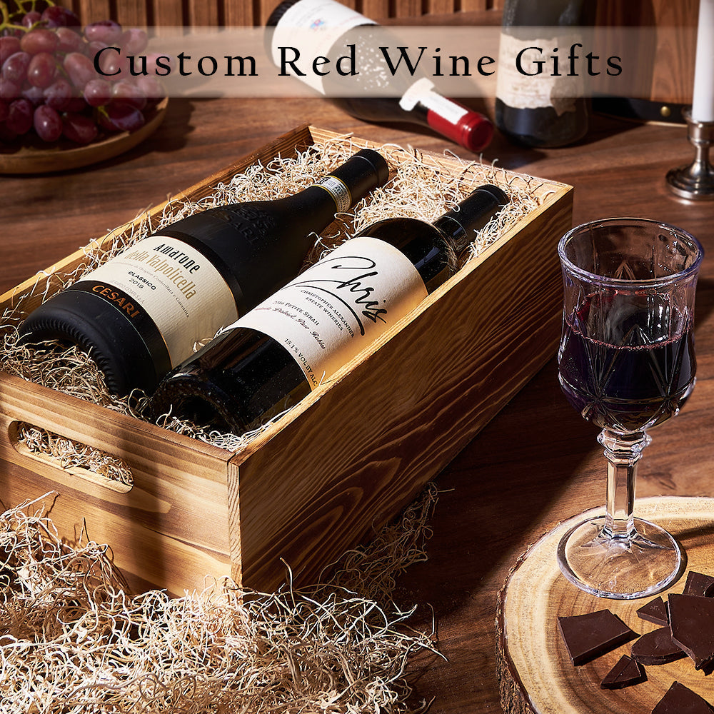Red Wine Gifts from New Hampshire Baskets - Wine Gift Basket - New Hampshire Delivery