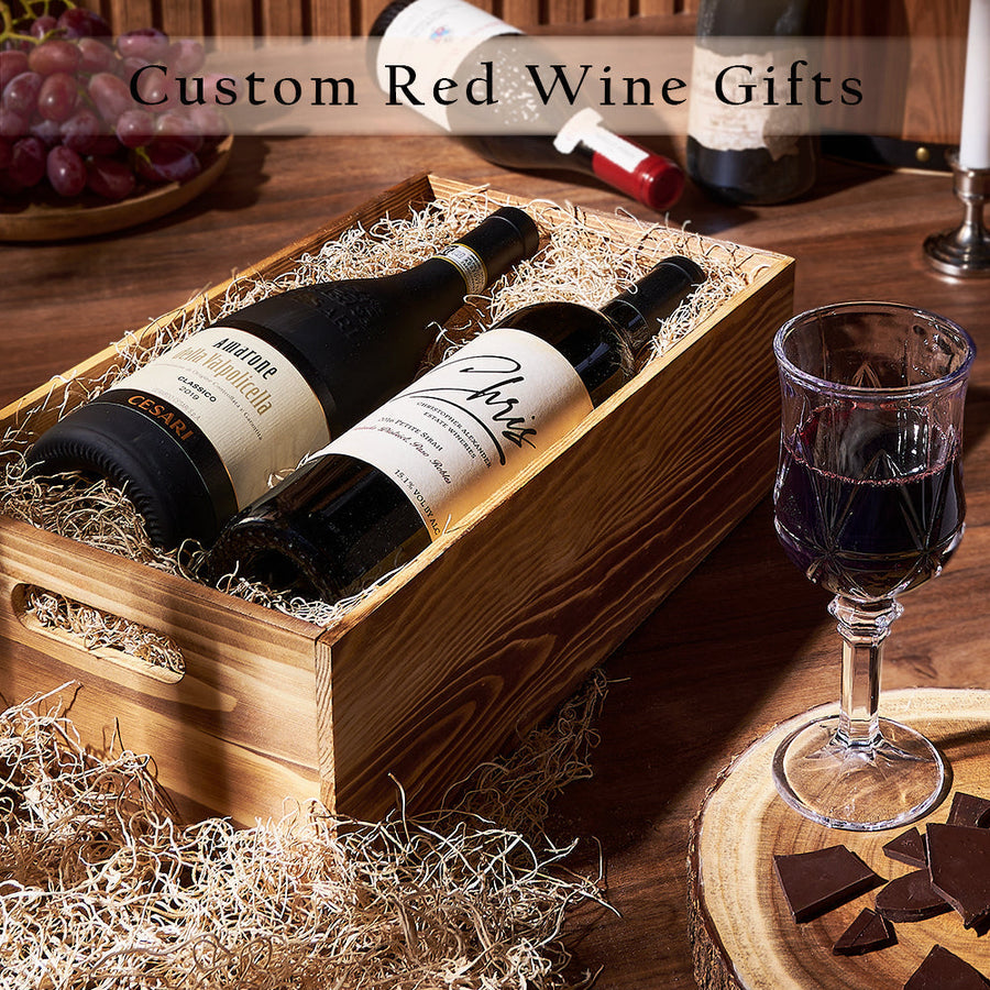 Red Wine Gifts from New Hampshire Baskets - Wine Gift Basket - New Hampshire Delivery