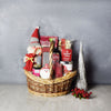 Red & White Christmas Wine Set from New Hampshire Baskets - New Hampshire Delivery