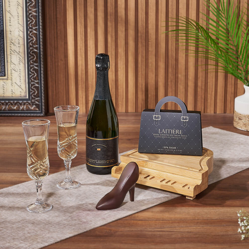 Sweet Chocolate &amp; Champagne Gift, champagne gift, champagne, sparkling wine gift, sparkling wine, chocolate gift, chocolate, New Hampshire Delivery