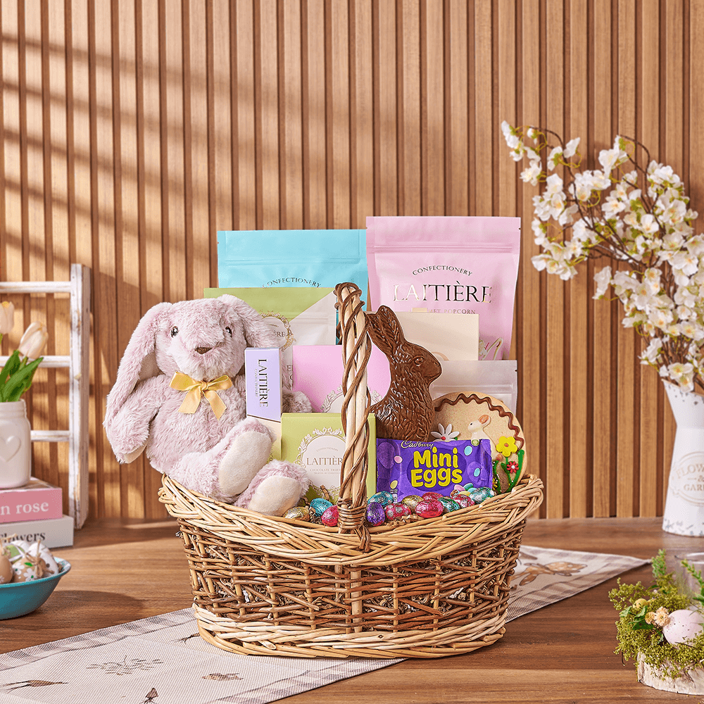 Sweet Easter Gift Basket, easter gift, easter, chocolate gift, chocolate, easter basket, New Hampshire delivery