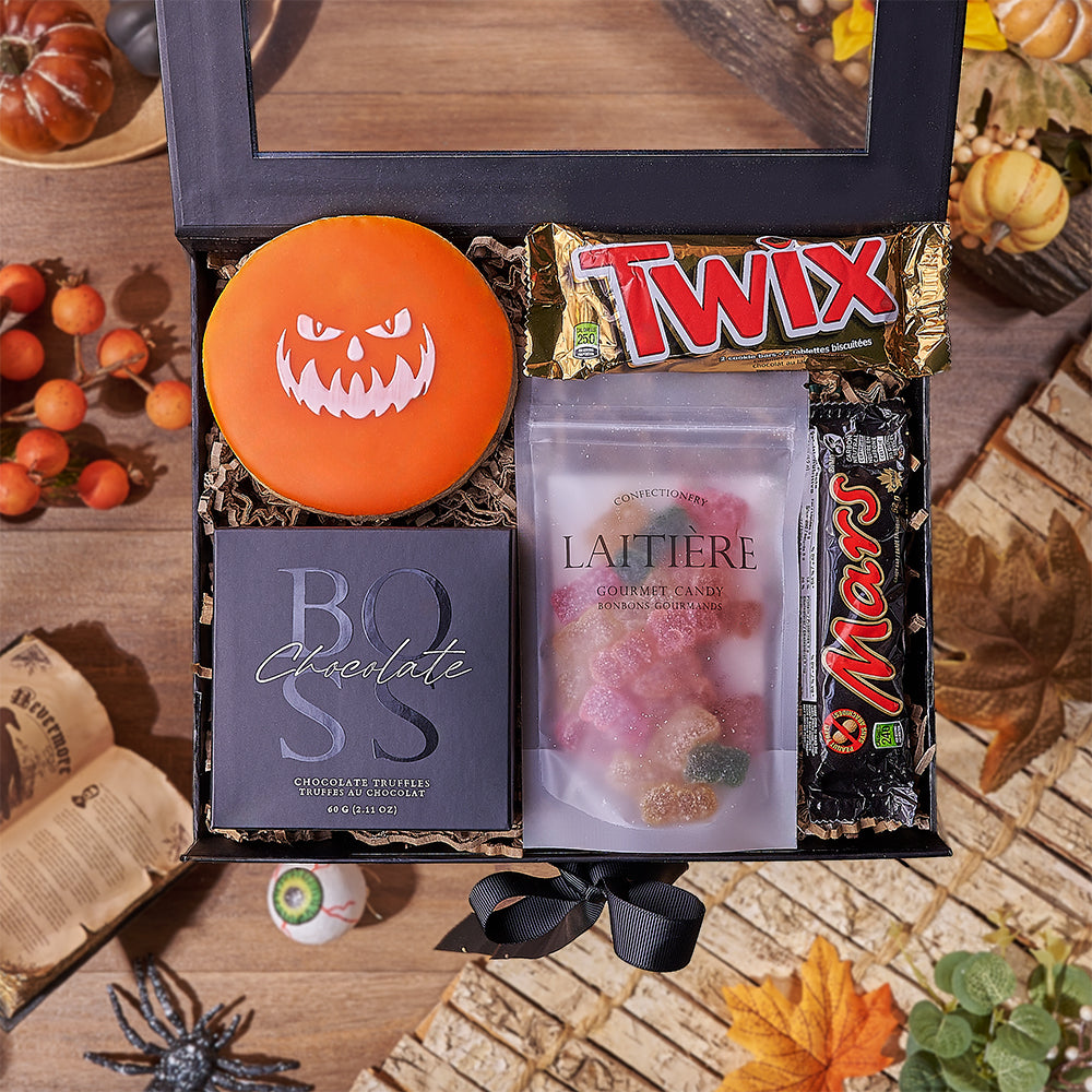 Sweet &amp; Sour Halloween Gift Box, halloween gift, halloween, candy gift, candy, cookie gift, cookie, New Hampshire delivery
