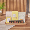 The Ritzy Goodies Gift Set, tea gift, chocolate, cookies, tea, board, New Hampshire Delivery