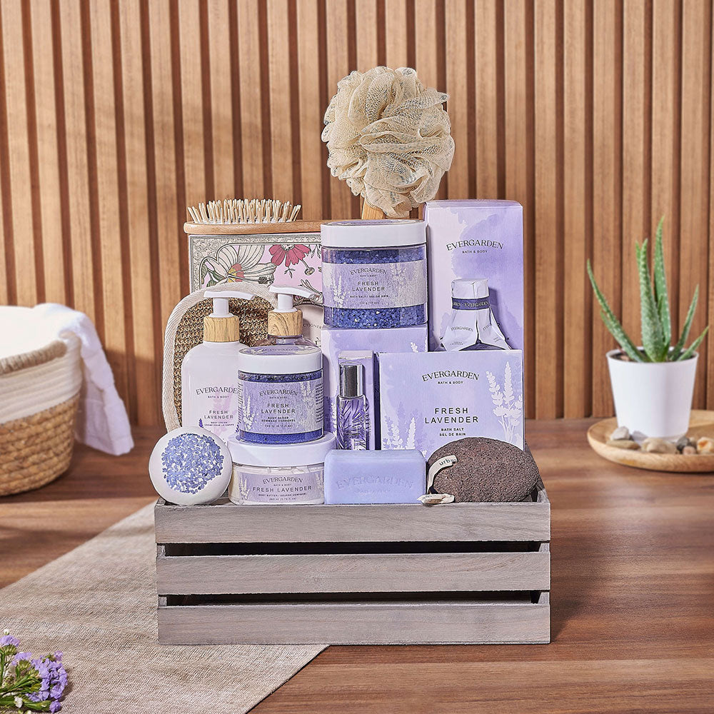 The Ultimate Spa Basket For Her, spa gift, spa, bath &amp; body gift, bath &amp; body, chocolate gift, New Hampshire Delivery