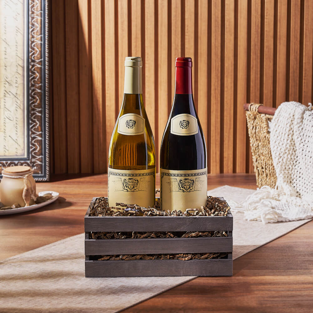 Through the Grapevine Gift Set, wine gift, wine, wine duo gift, wine duo, New Hampshire Delivery