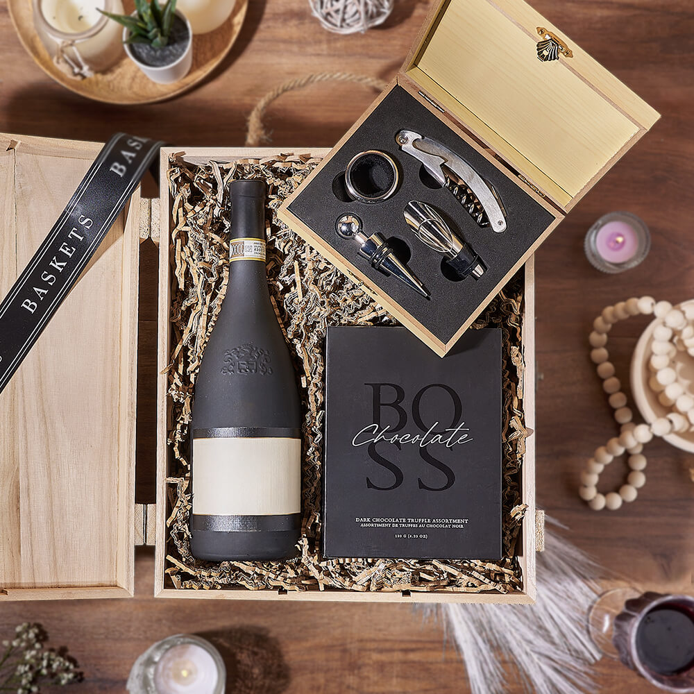 Ultimate Wine &amp; Chocolate Gift Box, wine gift, wine, chocolate gift, chocolate, New Hampshire Delivery