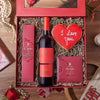 Valentine’s Wine Box from New Hampshire Baskets - Wine Gift Set - New Hampshire Delivery