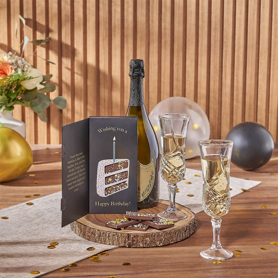 Wonderful Birthday Champagne Gift Set, champagne gift, champagne, sparkling wine gift, sparkling wine, birthday gift, birthday, New Hampshire Delivery