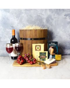 Wine & Cheese Barrel