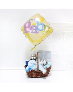 Sleepy Boy Baby Basket, baby gift baskets, baby boy, baby gift, new parent, baby
