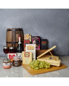 Grange Park Wine & Cheese Basket, wine gift baskets, gourmet gift baskets, gift baskets 
