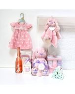 Bunny Girl Celebration Set, baby gift baskets, baby boy, baby gift, new parent, baby