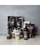 Smokin’ BBQ Grill Gift Set with Wine, gift baskets, gourmet gifts, gifts