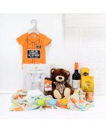 Deluxe Baby Bear Celebration Set, baby gift baskets, baby boy, baby gift, new parent, baby, wine gift basket
