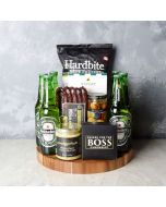 Six Pack & Snack Gift Set, beer gift baskets, gourmet gifts, gifts