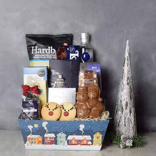 Santa's Reindeer & Liquor Gift Set New Hampshire